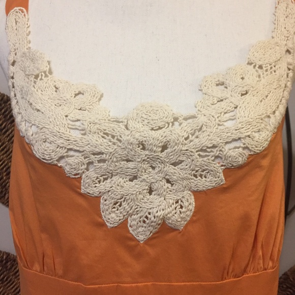 NWT Ann Taylor LOFT Crochet Detail Empire Top - Picture 4 of 7